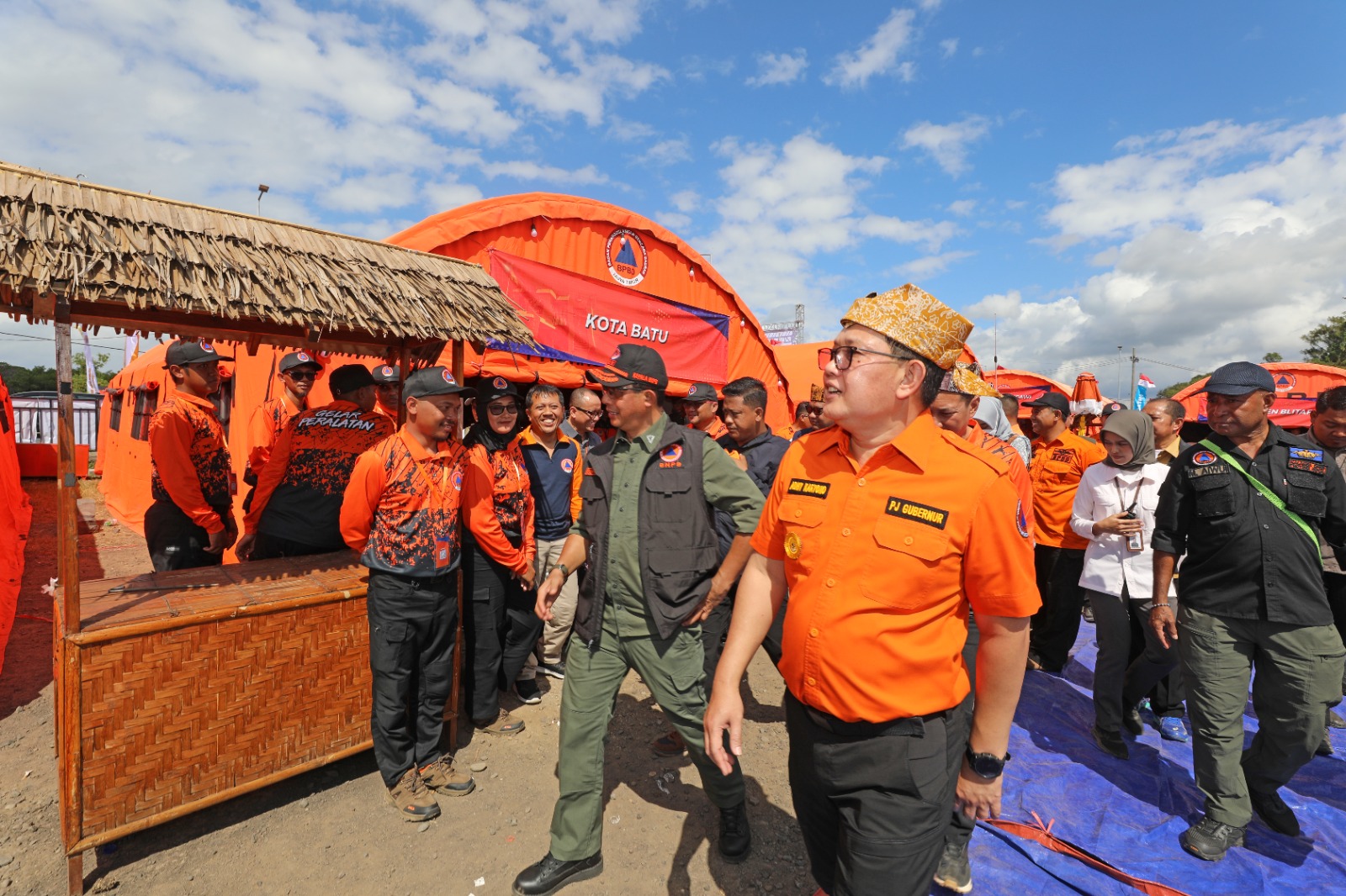 BNPB Gelar Peralatan Penanggulangan Bencana di Pantai Boom Banyuwangi Jawa Timur