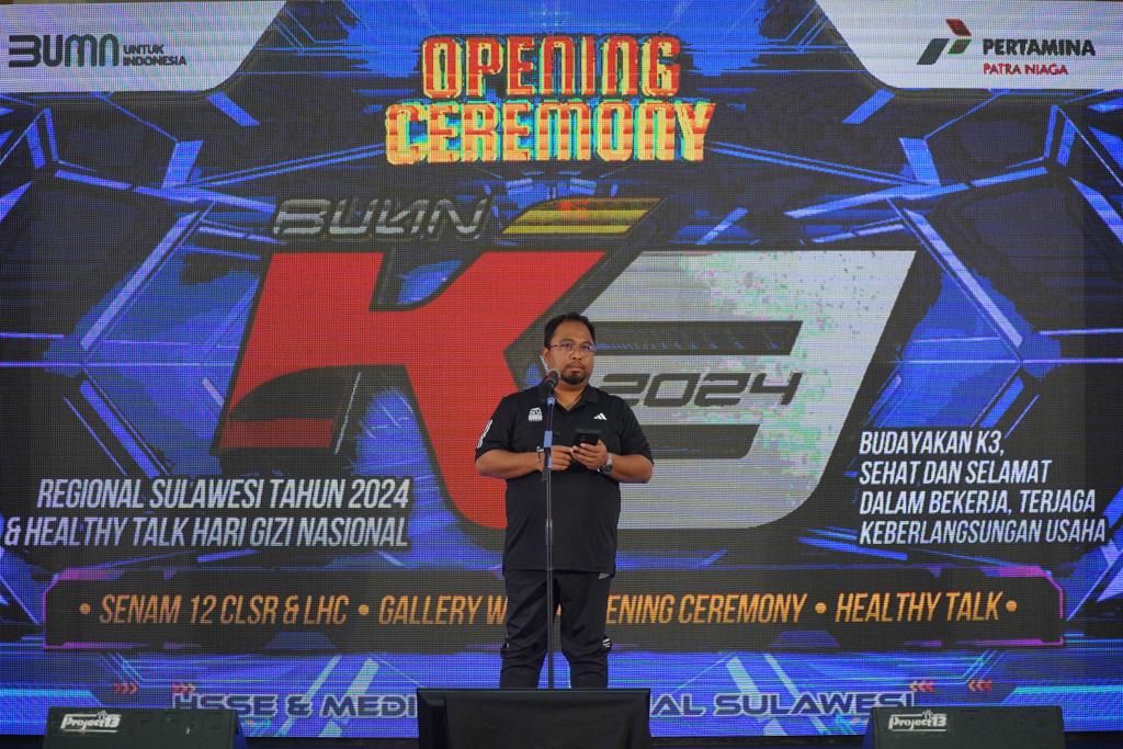 Opening Ceremony Bulan K3, Pertamina Sulawesi Tekankan Kesehatan dan Keselamatan Kerja