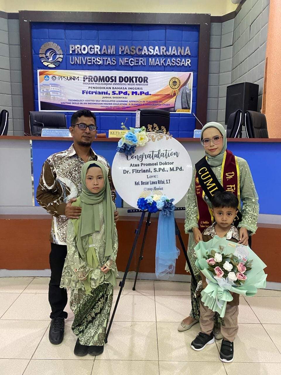 Technology Assisted Self Rergulated Learning Antarkan Ibu Rumah Tangga Raih Cumlaude UNM