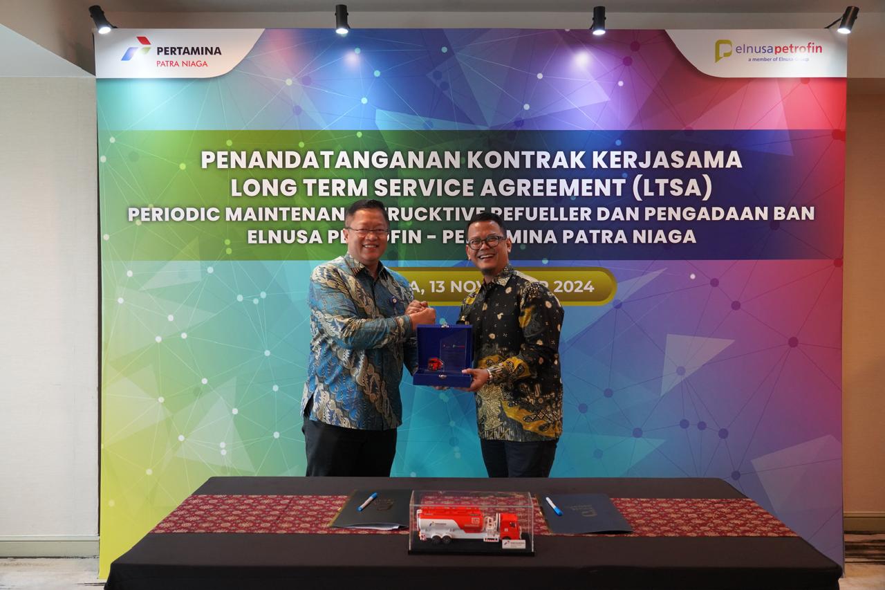 Perkuat Operational Excellence di Sektor Aviasi Pertamina Patra Niaga Sulawesi Teken LTSA Pemeliharaan Tructive Refueller dan Pengadaan Ban