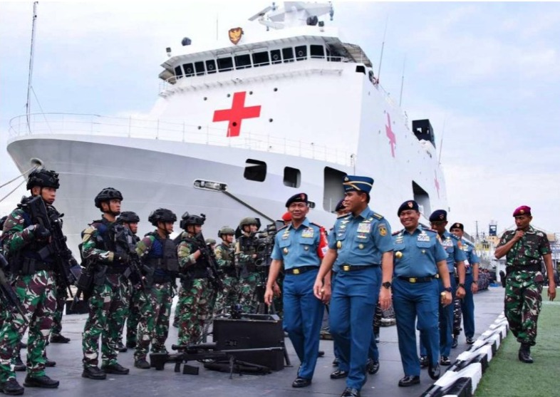 KRI dr. Radjiman Wedyodiningrat-992 Bersama 214 Prajurit Jalasena Berangkat ke Mesir, Bawa Bantuan untuk Palestina