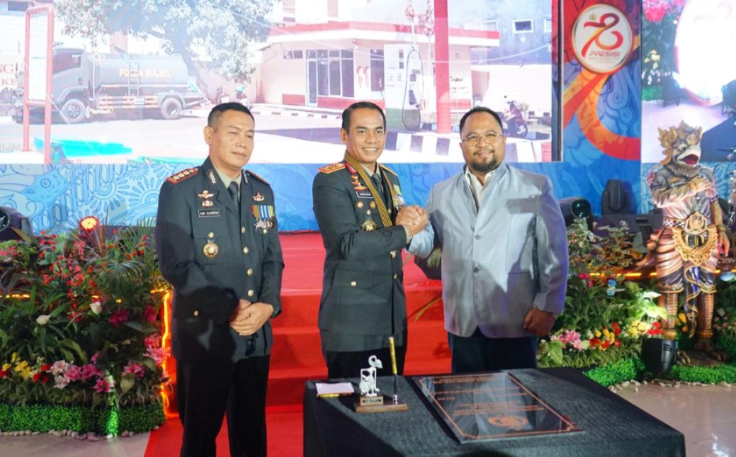 Pertamina Patra Niaga Sulawesi Bersama Kepolisian Selesaikan Pembaharuan SPBP di Mapolda Sulsel