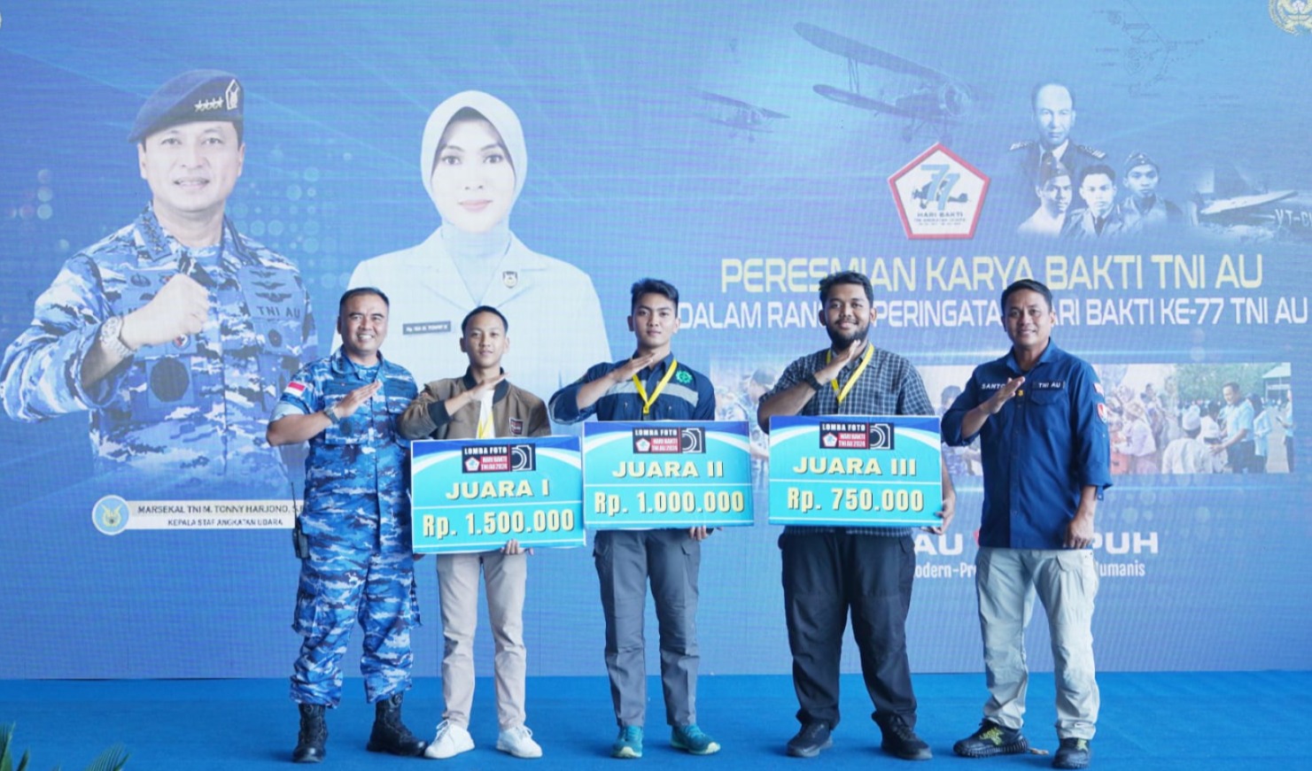 Siswa SMA Angkasa Lanud Sultan Hasanuddin Raih Juara Satu Lomba Fotografi Hari Bakti Ke-77 TNI AU