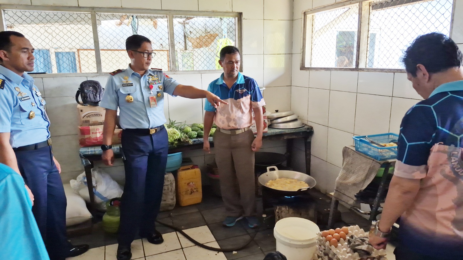 Lanud Sultan Hasanuddin Siapkan Dapur Sehat untuk Dukung Program Pemerintah Makan Sehat Bergizi