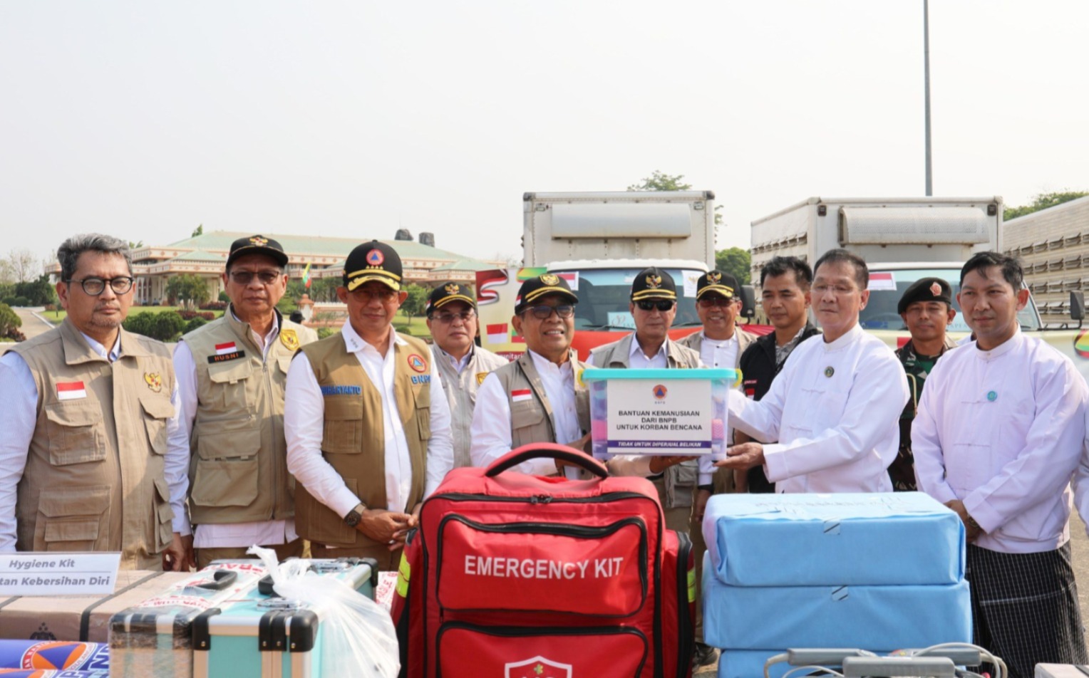 Bantuan Kemanusian Indonesia Tiba di Myanmar, Bawa Tim Medis dan Obat-Obatan