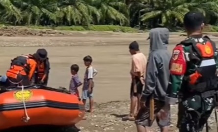 Korban Terseret Arus Sungai Mamara Donggala Sulawesi Tengah Ditemukan Meninggal Dunia