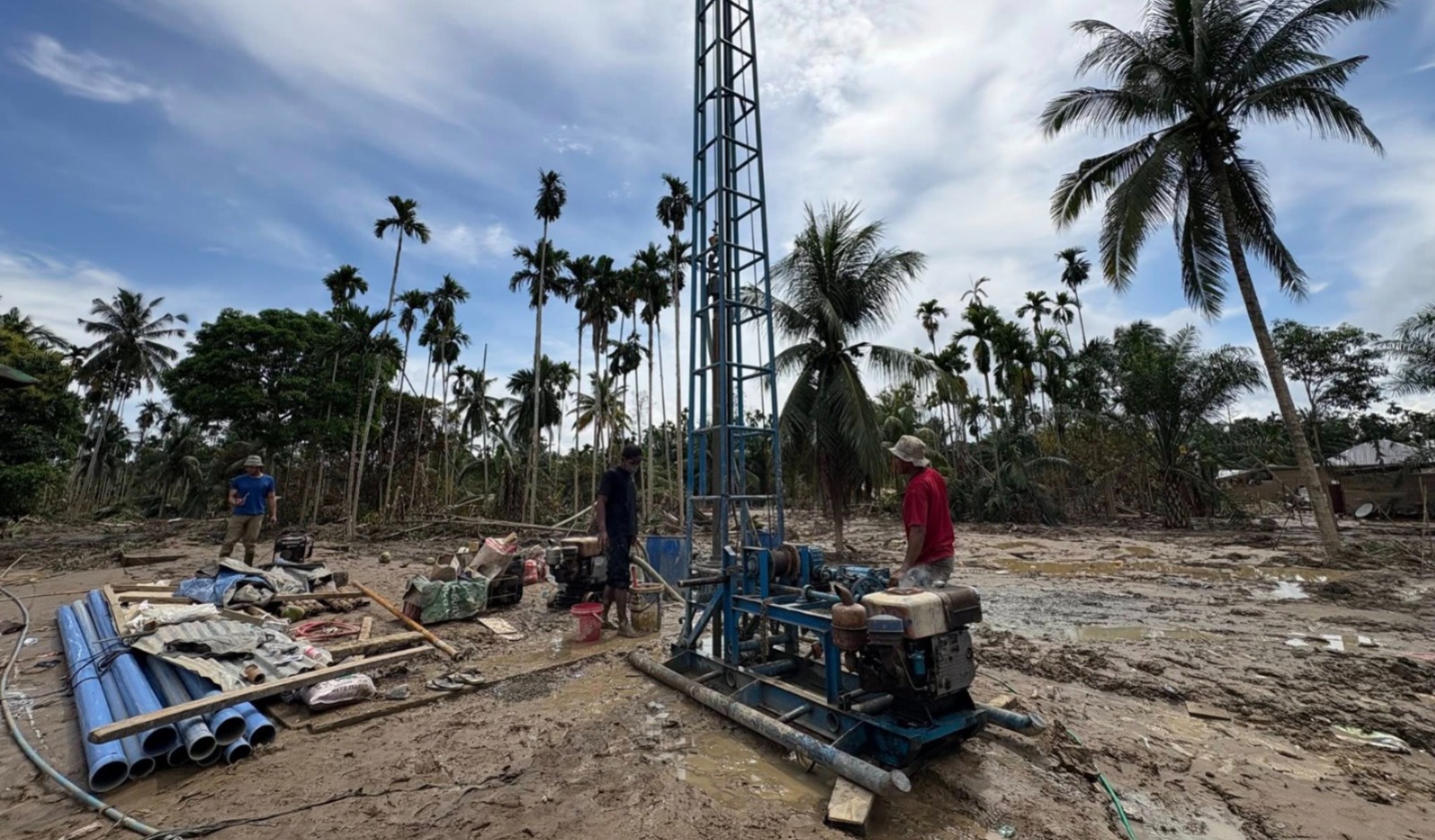 BNPB Targetkan Pembuatan 100 Titik Sumur Bor di Wilayah Langkahan Aceh Utara