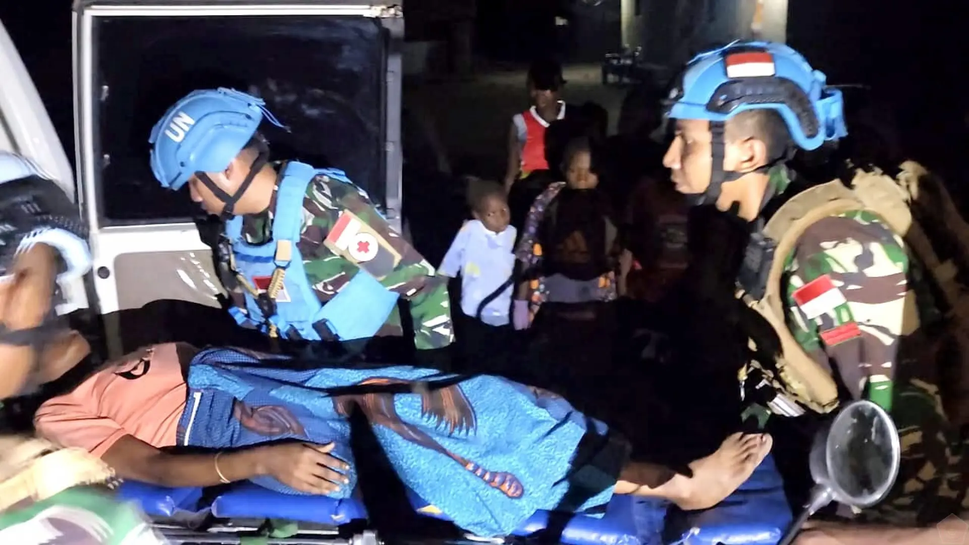 Pasukan Perdamaian TNI Evakuasi Warga Sipil Korban Serangan Kelompok Bersenjata di Kongo