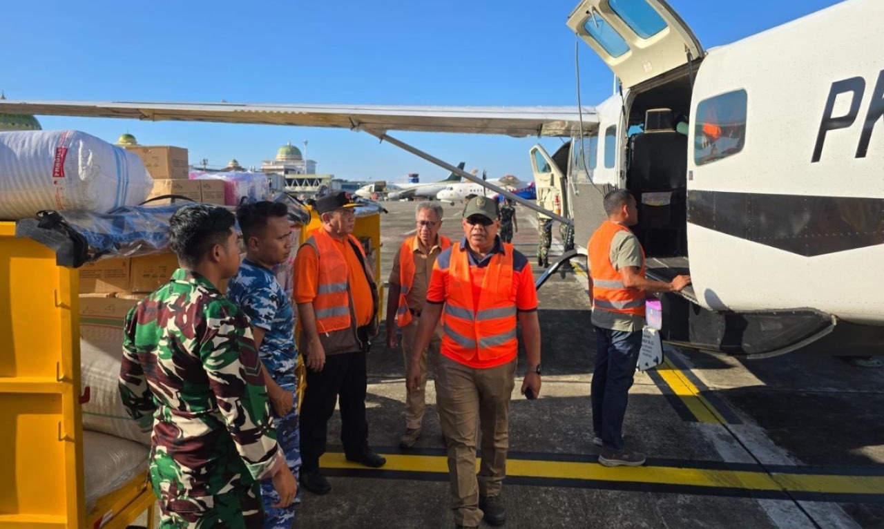 Kerahkan Helikopter dan Pesawat Cessna, BNPB Pasok Bantuan Bagi Korban Bencana di Aceh