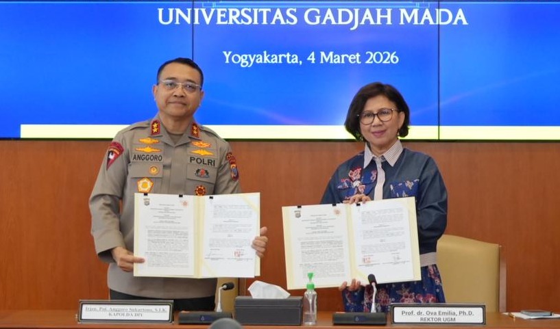 Polda DIY dan UGM Teken Kerja Sama Pembangunan Pusat Studi Kepolisian