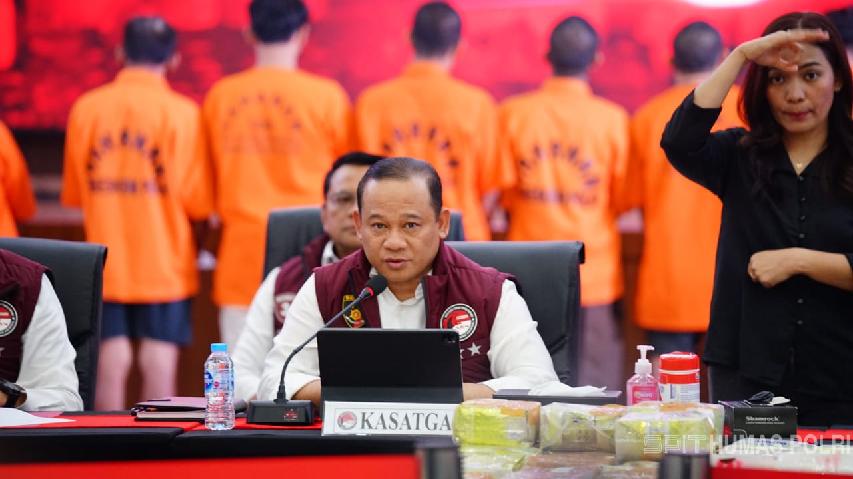 Bareskrim Polri Ungkap Lima Laboratorium Gelap Narkoba di Sejumlah Lokasi di Indonesia