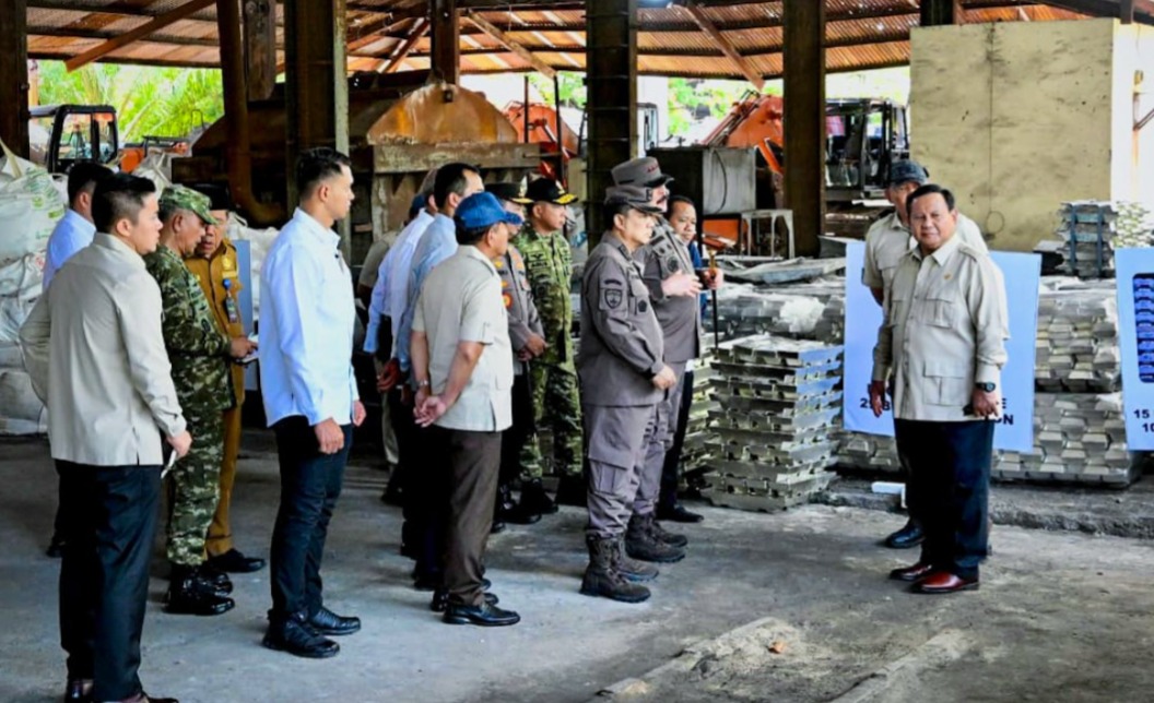 Presiden Prabowo Saksikan Penyerahan Aset Rampasan Negara dalam Kasus Tambang Timah Ilegal