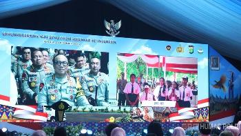Wakapolri Lakukan Groundbreaking Serentak 436 SPPG Polri di Seluruh Indonesia